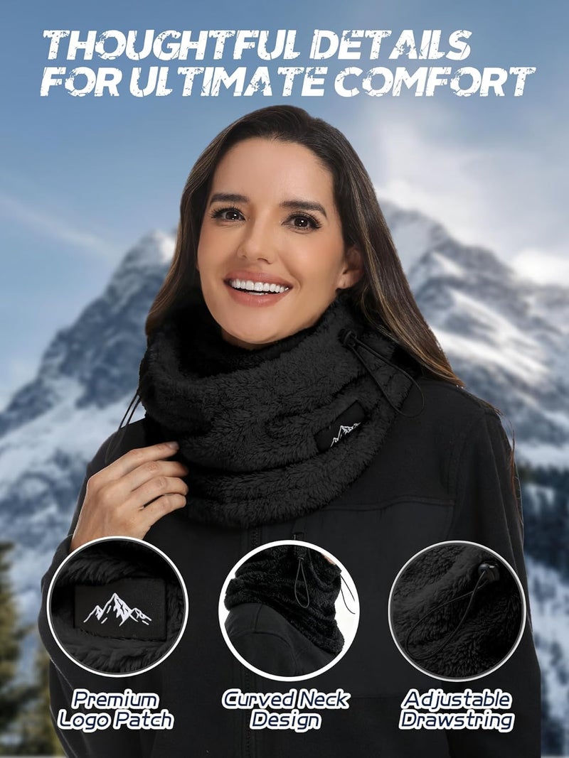 Bagavs Ski Mask Balaclava for Women Men Windproof Fleece Winter Face Mask Cold Weather Hat Neck Warmer - Image 5